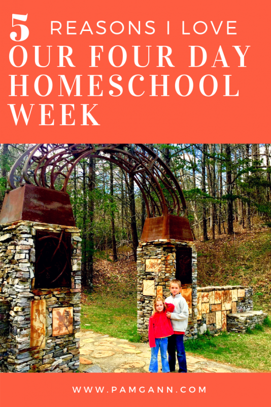 5 Reasons I love our 4 day homeschool week